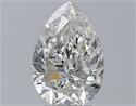 Natural Diamond 2.50 Carats, Pear with  Cut, I Color, SI1 Clarity and Certified by GIA