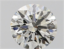 Natural Diamond 0.50 Carats, Round with Excellent Cut, J Color, SI1 Clarity and Certified by GIA