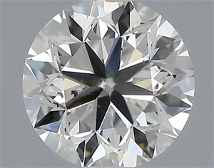 Picture of Natural Diamond 0.40 Carats, Round with Very Good Cut, H Color, SI2 Clarity and Certified by GIA