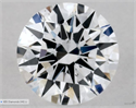 Natural Diamond 0.41 Carats, Round with Excellent Cut, D Color, VS2 Clarity and Certified by GIA