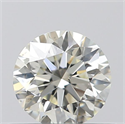 Natural Diamond 0.42 Carats, Round with Excellent Cut, I Color, VS2 Clarity and Certified by IGI