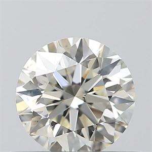 Picture of Natural Diamond 0.42 Carats, Round with Excellent Cut, I Color, VS2 Clarity and Certified by IGI