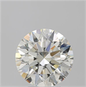 Natural Diamond 3.70 Carats, Round with Excellent Cut, K Color, VVS2 Clarity and Certified by GIA