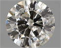 Natural Diamond 0.50 Carats, Round with Excellent Cut, I Color, I1 Clarity and Certified by IGI