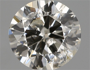 Picture of Natural Diamond 0.50 Carats, Round with Excellent Cut, I Color, I1 Clarity and Certified by IGI