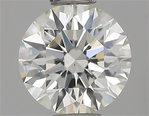 Picture of Natural Diamond 0.55 Carats, Round with Excellent Cut, I Color, VS1 Clarity and Certified by IGI