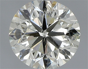 Picture of Natural Diamond 0.70 Carats, Round with Very Good Cut, K Color, SI2 Clarity and Certified by IGI