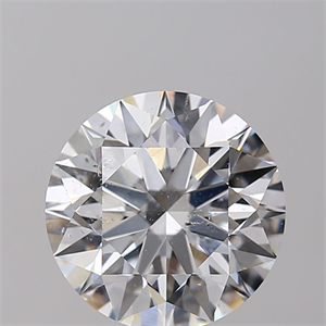 Picture of Natural Diamond 2.07 Carats, Round with Excellent Cut, F Color, SI2 Clarity and Certified by GIA