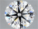 Natural Diamond 1.51 Carats, Round with Very Good Cut, F Color, VS1 Clarity and Certified by GIA