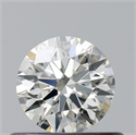 Natural Diamond 0.42 Carats, Round with Excellent Cut, K Color, VVS1 Clarity and Certified by GIA