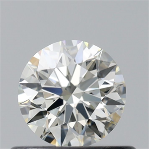 Picture of Natural Diamond 0.42 Carats, Round with Excellent Cut, K Color, VVS1 Clarity and Certified by GIA