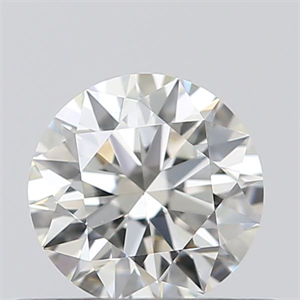 Picture of Natural Diamond 0.41 Carats, Round with Excellent Cut, I Color, VS1 Clarity and Certified by GIA