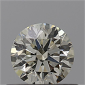 Natural Diamond 0.40 Carats, Round with Excellent Cut, K Color, VS2 Clarity and Certified by GIA