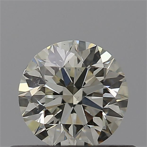 Picture of Natural Diamond 0.40 Carats, Round with Excellent Cut, K Color, VS2 Clarity and Certified by GIA