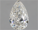 Natural Diamond 1.02 Carats, Pear with  Cut, H Color, VS2 Clarity and Certified by GIA