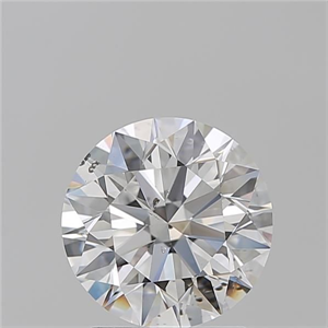 Picture of Natural Diamond 2.02 Carats, Round with Excellent Cut, D Color, SI1 Clarity and Certified by GIA