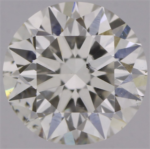 Picture of Natural Diamond 0.40 Carats, Round with Very Good Cut, J Color, SI2 Clarity and Certified by GIA