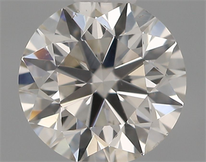 Picture of Natural Diamond 0.40 Carats, Round with Excellent Cut, H Color, SI1 Clarity and Certified by IGI