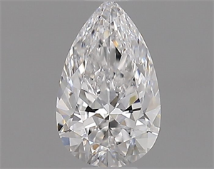 Picture of Natural Diamond 0.40 Carats, Pear with  Cut, D Color, VS2 Clarity and Certified by GIA