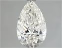 Natural Diamond 1.70 Carats, Pear with  Cut, I Color, SI1 Clarity and Certified by IGI