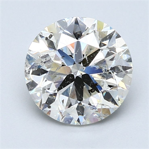 Picture of Natural Diamond 3.01 Carats, Round with Very Good Cut, H Color, SI2 Clarity and Certified by IGI