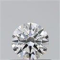 Natural Diamond 0.40 Carats, Round with Excellent Cut, E Color, VS2 Clarity and Certified by GIA