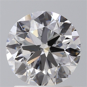 Picture of Natural Diamond 1.51 Carats, Round with Very Good Cut, D Color, VS2 Clarity and Certified by GIA