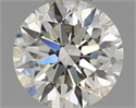 Natural Diamond 0.41 Carats, Round with Excellent Cut, H Color, VS1 Clarity and Certified by IGI