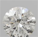 Natural Diamond 0.41 Carats, Round with Excellent Cut, J Color, SI1 Clarity and Certified by GIA