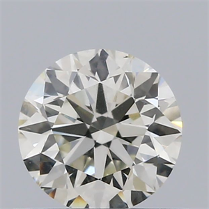 Picture of Natural Diamond 0.50 Carats, Round with Very Good Cut, K Color, SI2 Clarity and Certified by GIA