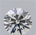 Natural Diamond 0.40 Carats, Round with Very Good Cut, I Color, VS2 Clarity and Certified by GIA