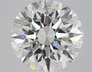 Picture of Natural Diamond 1.85 Carats, Round with Excellent Cut, F Color, IF Clarity and Certified by GIA