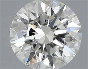 Picture of Natural Diamond 0.40 Carats, Round with Excellent Cut, K Color, VS1 Clarity and Certified by GIA