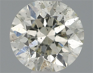 Picture of Natural Diamond 0.44 Carats, Round with Very Good Cut, I Color, SI1 Clarity and Certified by IGI