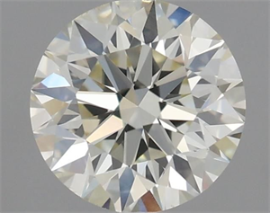 Picture of Natural Diamond 0.61 Carats, Round with Excellent Cut, K Color, VS1 Clarity and Certified by IGI