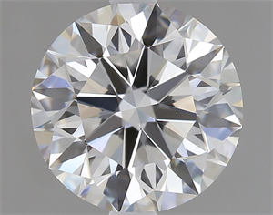 Picture of Natural Diamond 1.37 Carats, Round with Excellent Cut, E Color, VVS1 Clarity and Certified by GIA