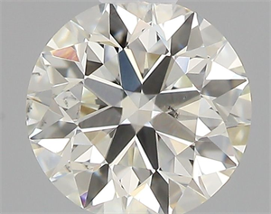 Picture of Natural Diamond 0.43 Carats, Round with Excellent Cut, K Color, SI1 Clarity and Certified by GIA