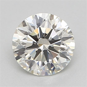 Picture of Natural Diamond 0.40 Carats, Round with Excellent Cut, J Color, VS1 Clarity and Certified by GIA