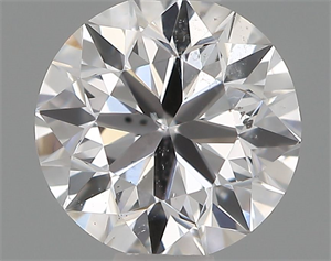 Picture of Natural Diamond 0.50 Carats, Round with Very Good Cut, D Color, SI2 Clarity and Certified by IGI