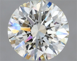 Picture of Natural Diamond 0.52 Carats, Round with Excellent Cut, K Color, VVS1 Clarity and Certified by GIA