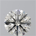 Natural Diamond 5.01 Carats, Round with Excellent Cut, J Color, SI1 Clarity and Certified by GIA