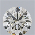 Natural Diamond 0.56 Carats, Round with Very Good Cut, J Color, VS1 Clarity and Certified by GIA