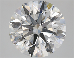 Picture of Natural Diamond 3.01 Carats, Round with Excellent Cut, G Color, SI2 Clarity and Certified by GIA