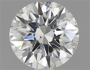 Picture of Natural Diamond 0.41 Carats, Round with Excellent Cut, I Color, SI1 Clarity and Certified by GIA