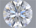 Natural Diamond 0.41 Carats, Round with Excellent Cut, H Color, VS1 Clarity and Certified by GIA