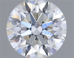 Picture of Natural Diamond 0.41 Carats, Round with Excellent Cut, H Color, VS1 Clarity and Certified by GIA