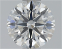 Natural Diamond 0.43 Carats, Round with Excellent Cut, G Color, VS2 Clarity and Certified by GIA