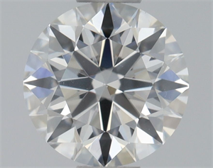 Picture of Natural Diamond 0.43 Carats, Round with Excellent Cut, G Color, VS2 Clarity and Certified by GIA