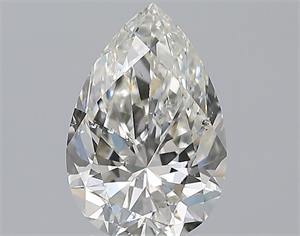 Picture of Natural Diamond 2.50 Carats, Pear with  Cut, H Color, SI2 Clarity and Certified by GIA