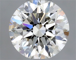 Picture of Natural Diamond 0.40 Carats, Round with Very Good Cut, J Color, VVS1 Clarity and Certified by GIA